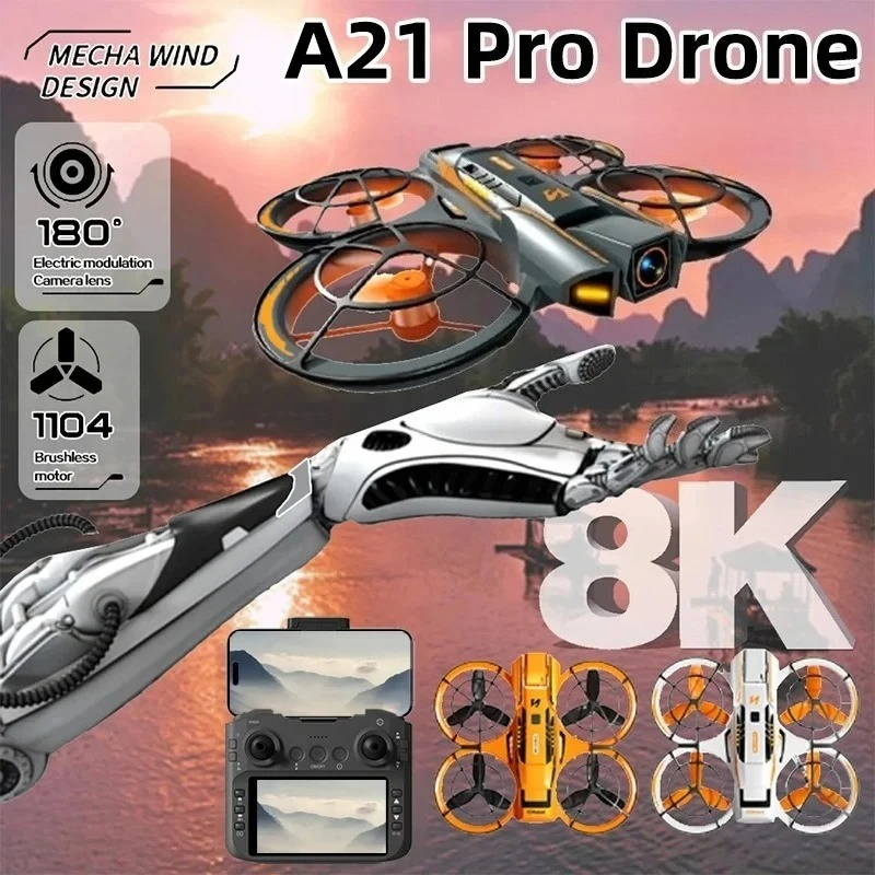 Drone Photogrammetry - 오리지널 A21 프로 드론 4K 프로페셔널