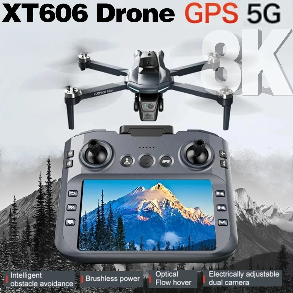 Drone Photogrammetry - 오리지널 XT606 드론 전문가용 8K HD