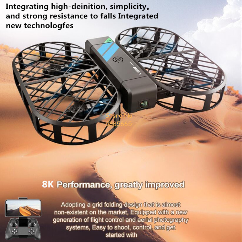 Drone Video Production - 8K HD 카메라 360 ° 보호