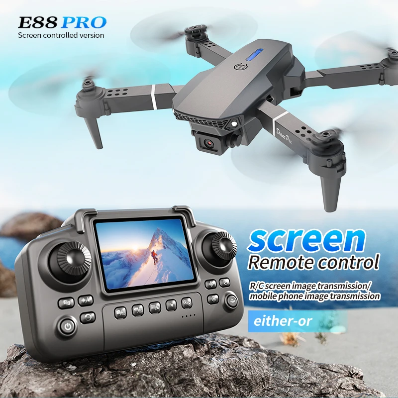 Drone Photogrammetry - 전문가용 E88 PRO 드론, 화면 탑재