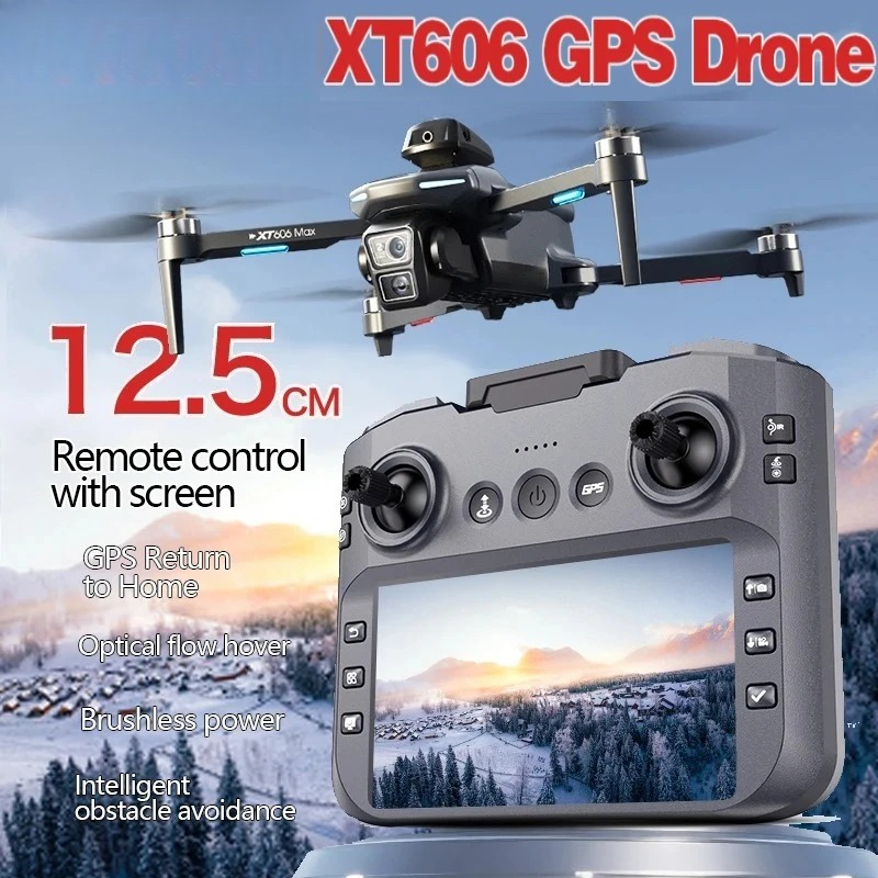Drone Photogrammetry - 오리지널 XT606 MAX GPS 드론 4K