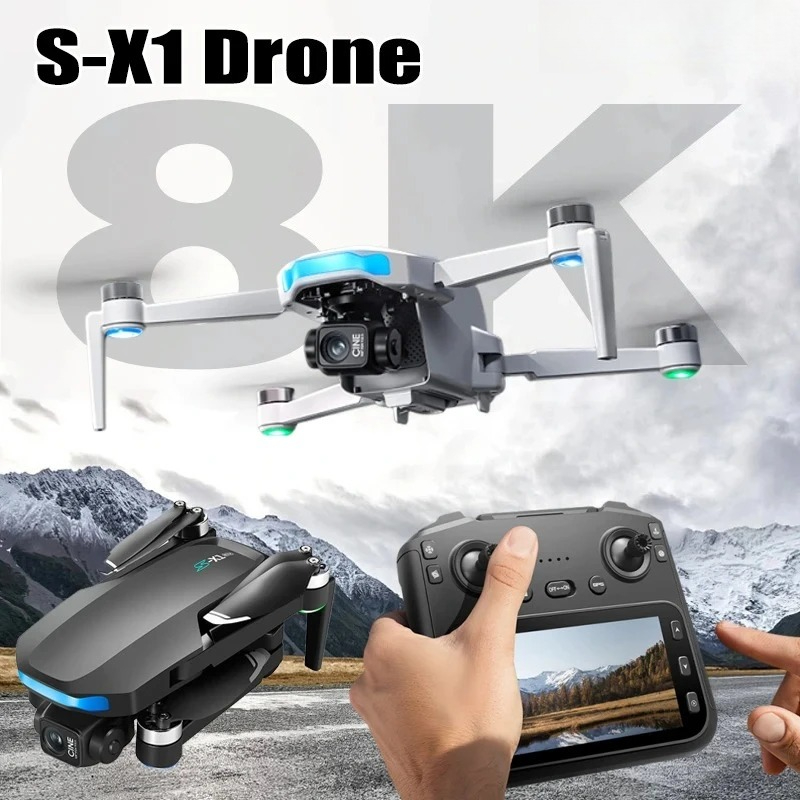 Drone Photogrammetry - 오리지널 S-X1 드론 8K HD 전문가용