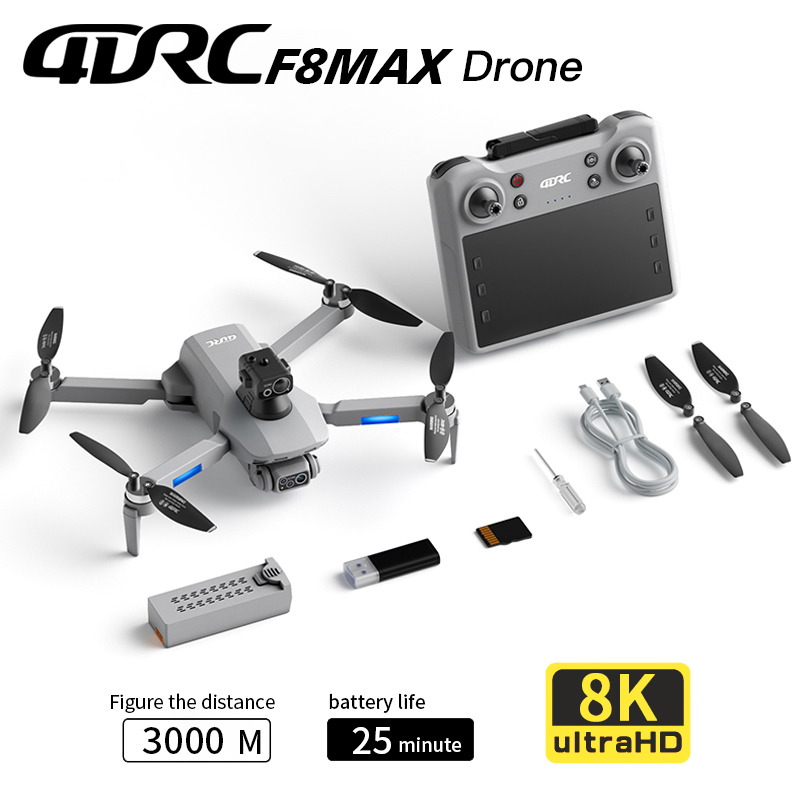 Drone Aerial Photography - F8 MAX GPS 드론 전문가용 8K