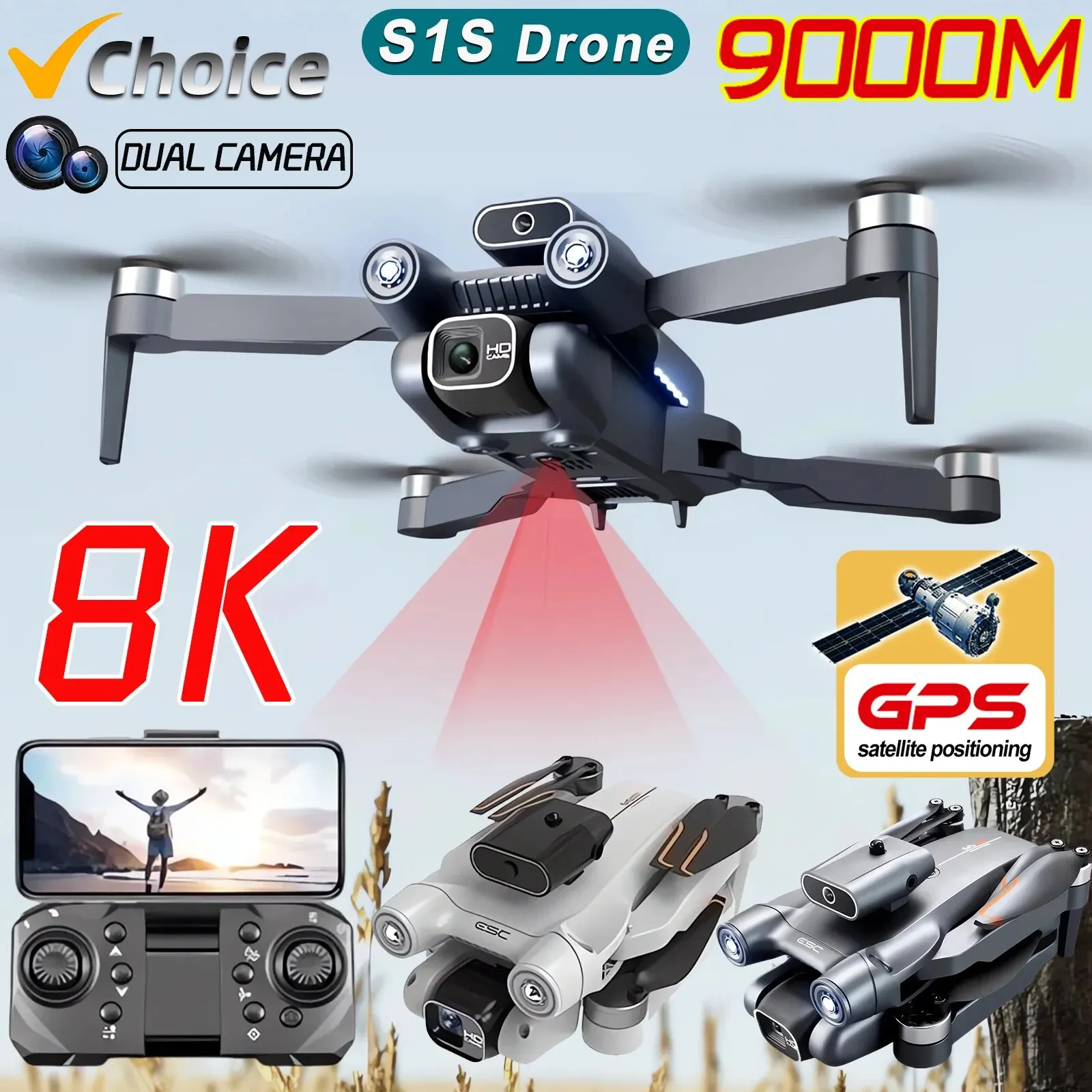 전문 브러시리스 모터 드론 카메라, 장애물 회피 HD  - Drone Aerial Photography 리뷰 및 가격