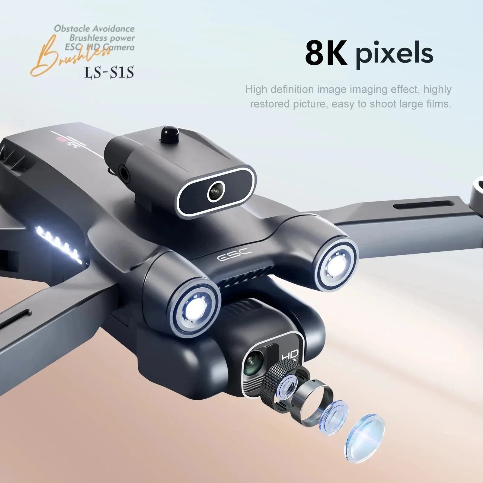 전문 브러시리스 모터 드론 카메라, 장애물 회피 HD  - Drone Aerial Photography 리뷰 및 가격