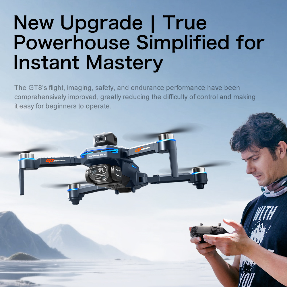 오리지널 GT8 드론 8K 전문가용 듀얼 카메라 GPS - Drone Photogrammetry 리뷰 및 가격