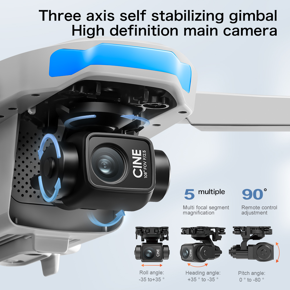 S-X1 MAX GPS 드론 3축 짐벌 8K/4K HD - Drone Multispectral 리뷰 및 가격