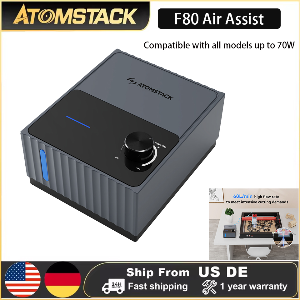 레이저 조각기용 Atomstack F80 에어 어시스트 - Drone Lidar 리뷰 및 가격